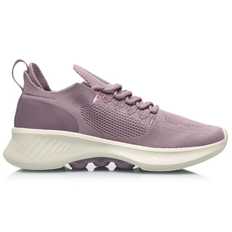 Li Ning EazGo Амортизация Отскок Дышащие Низкие Повседневные Кроссовки Женские AREQ052-3