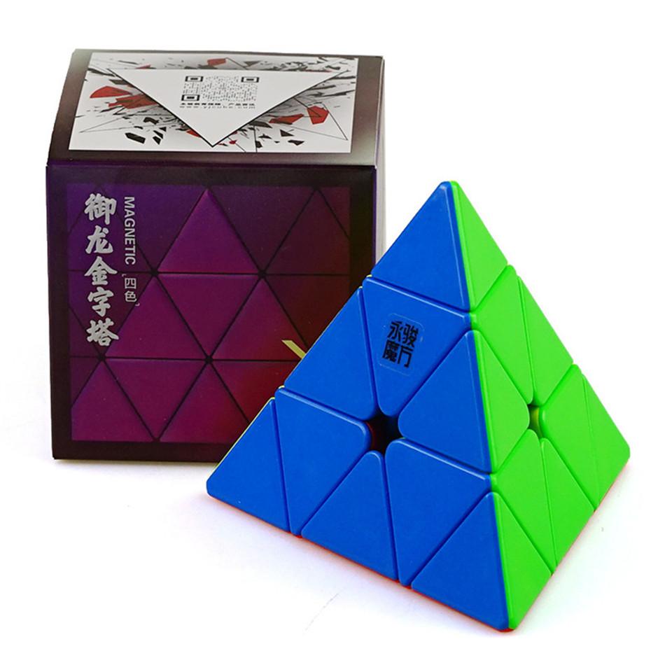 Yulong Pyramid 2M Jinzita Magnetic 3X3 Magic Cube Puzzle Professional Triangle Speed Развивающие игрушки