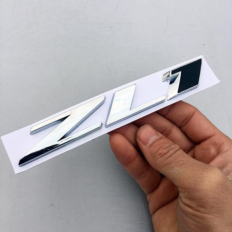 ZL1 Metal Car Sticker Emblem Badge Trunk Decals for Chevrolet Camaro ZL1 Colorado Z71 OFF ROAD 4X4 SIERRA GMC Suburban Stickers