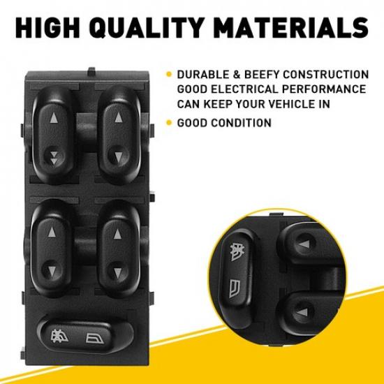 For 2004-2008 Ford F-150 Master Window Switch Front Left Driver Side 5L1Z14529AA