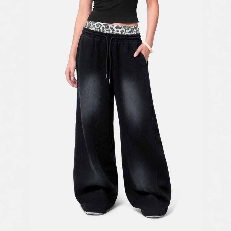 Mens Loose Straight Leg Sweatpants - 2026 Streetwear Casual Trousers