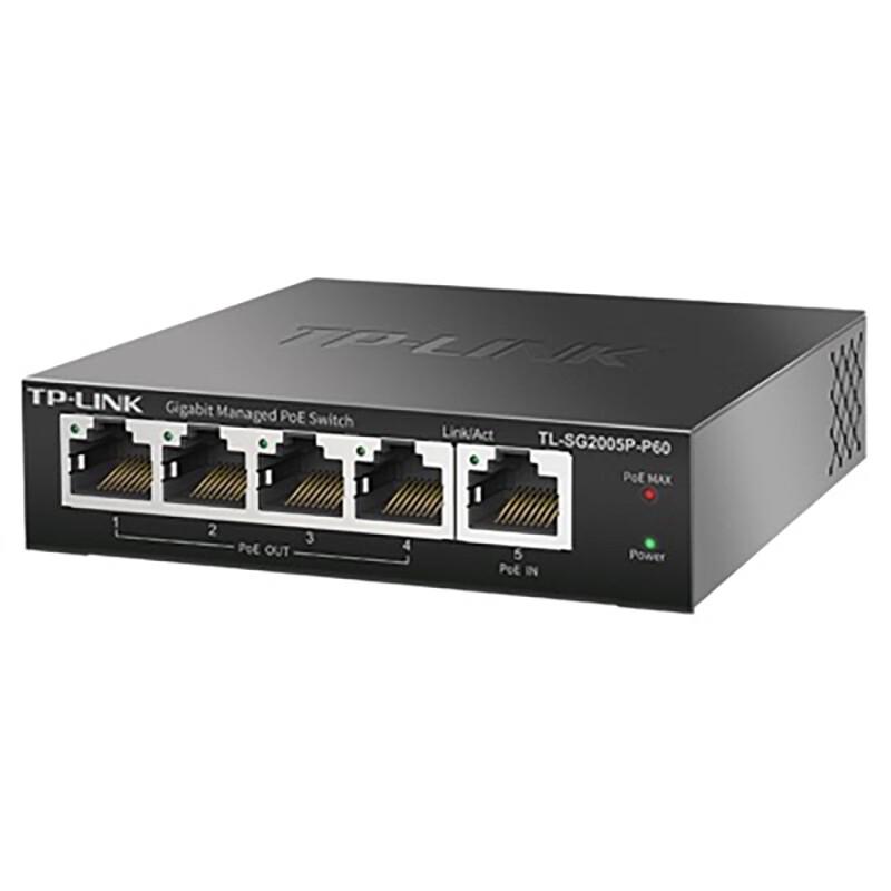 TP-LINK TL-SG2005P-P60 5-Port Full Gigabit Cloud Managed PoE Switch