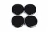 Колпачки на диски 68/64мм V1 черные (4 шт)