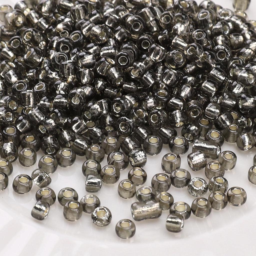 High Quality Dark Black Crystal Czech Glass Beads Loose Seed Beads for Earring Bracelet DIY Jewelry Craft Accessoreis Making