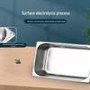Jiwanggu 201 Stainless Steel 1/4 Size Buffet Food Pan
