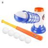 Kids Baseball Pitching Machine Independent Training Simple Operation Auto Release Battery Powered Baseball