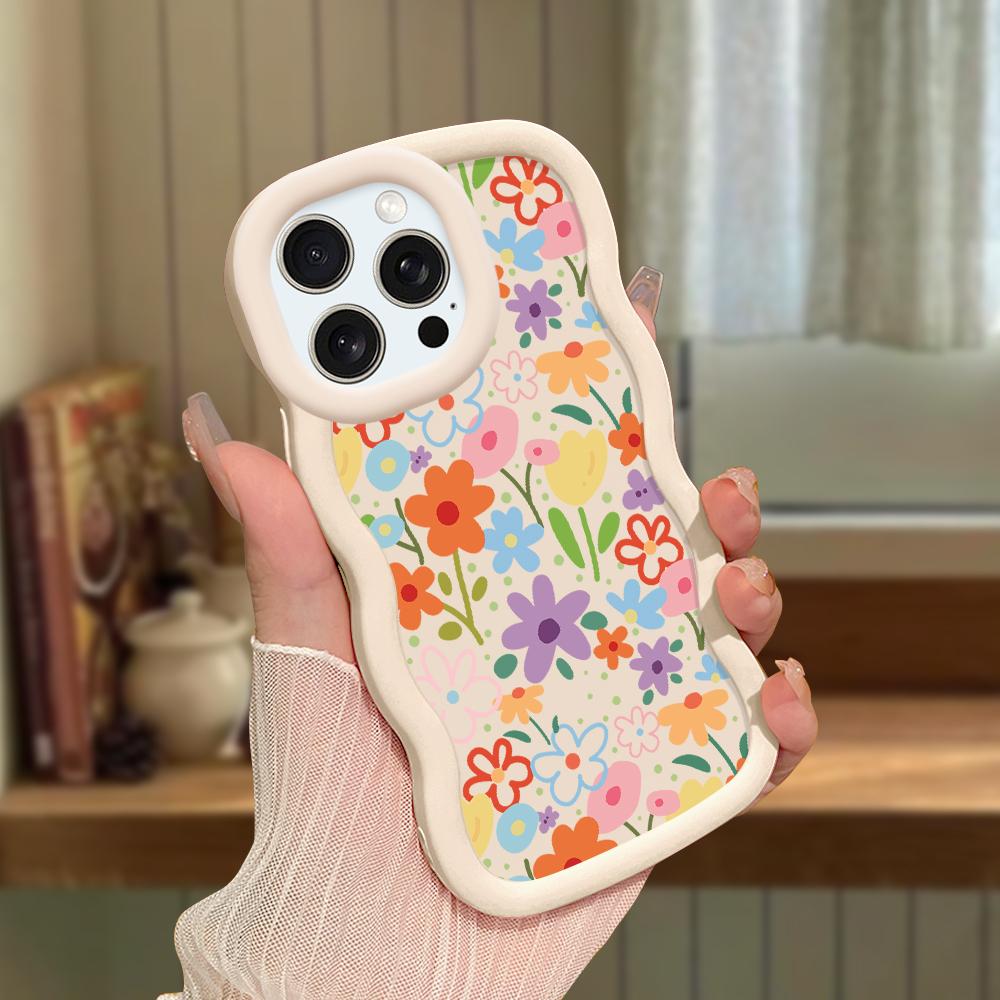 Чехол для телефона Macaron из мягкого силиконового материала с большой волной и кромкой, противоударный защитный резиновый чехол для iPhone Samsung Huawei Honor Xiaomi Redmi OnePlus Moto