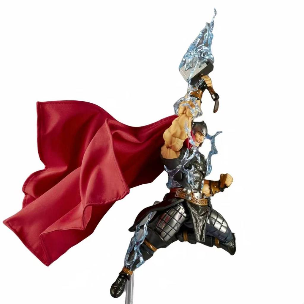 В НАЛИЧИИ KAIYODO Аниме Revoltech Тор Суставная Усиленная Версия Фигурка Тор Фигурка Действия ПВХ Коллекция Статуя Модель Украшение Игрушки