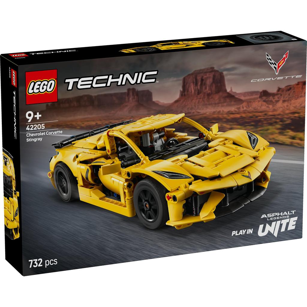 LEGO Technic Chevrolet Corvette Stingray 42205 Игрушка для мальчиков и девочек