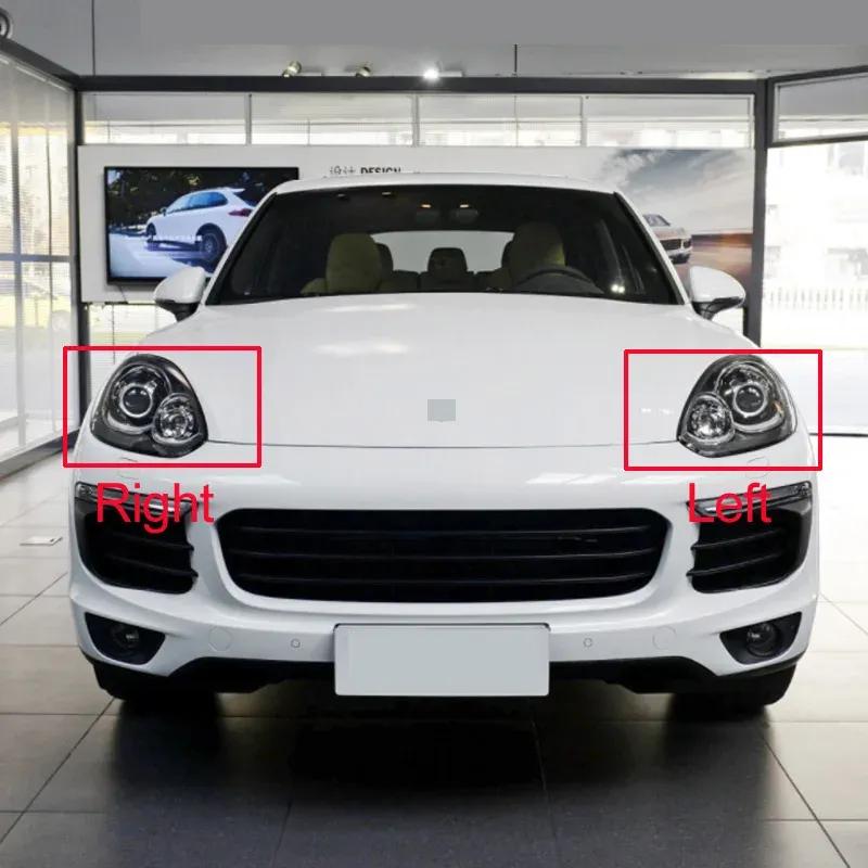 Headlamp Cover For Porsche Cayenne 2015 2016 2017 Shade Transparent Lampshade Headlight Shell Plexiglass Replace Original Lens
