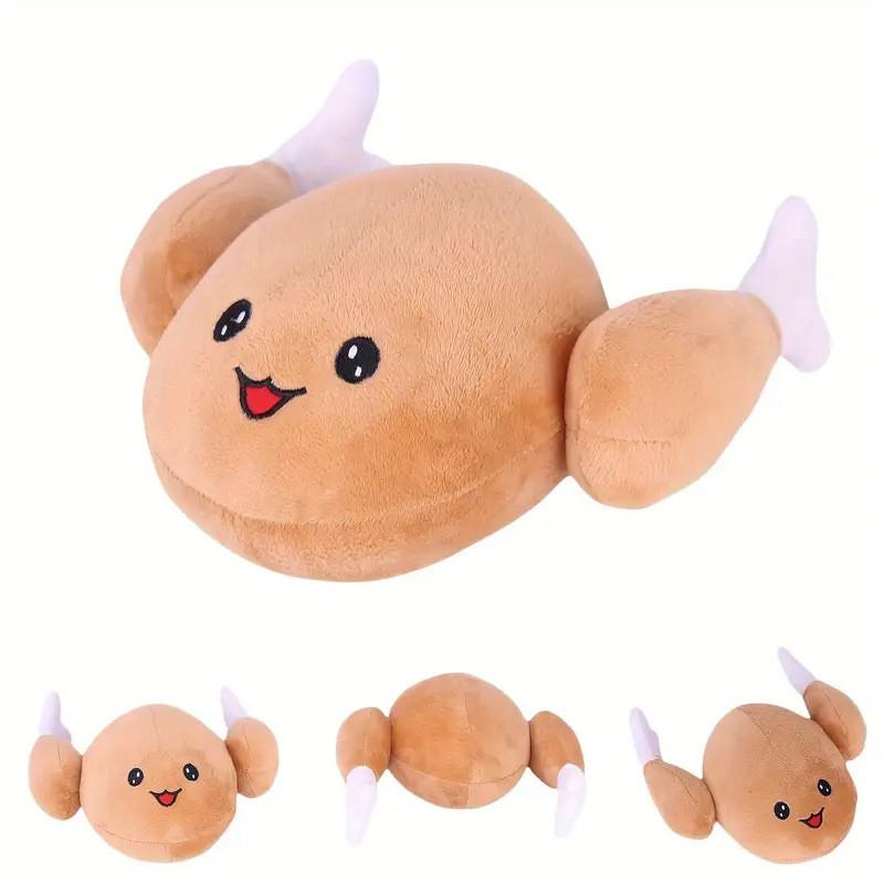 Adorable Thanksgiving Turkey Legs Plush Pillow Toy For Cozy Holiday Decor And Gifts