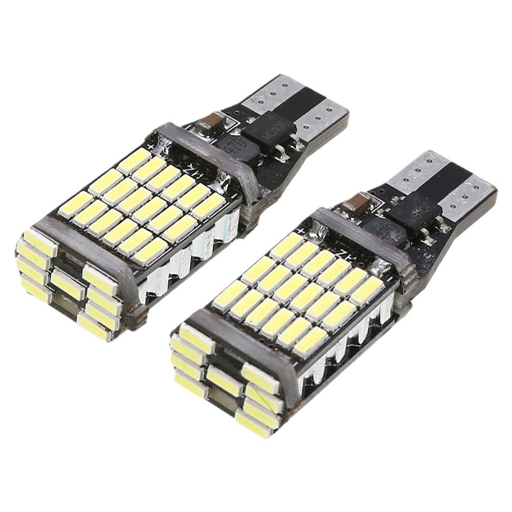 2PCS T15 W16W 921 912 LED Bulbs High Power Super Bright 1200LM Replace For Car Reversing Light White J9B2