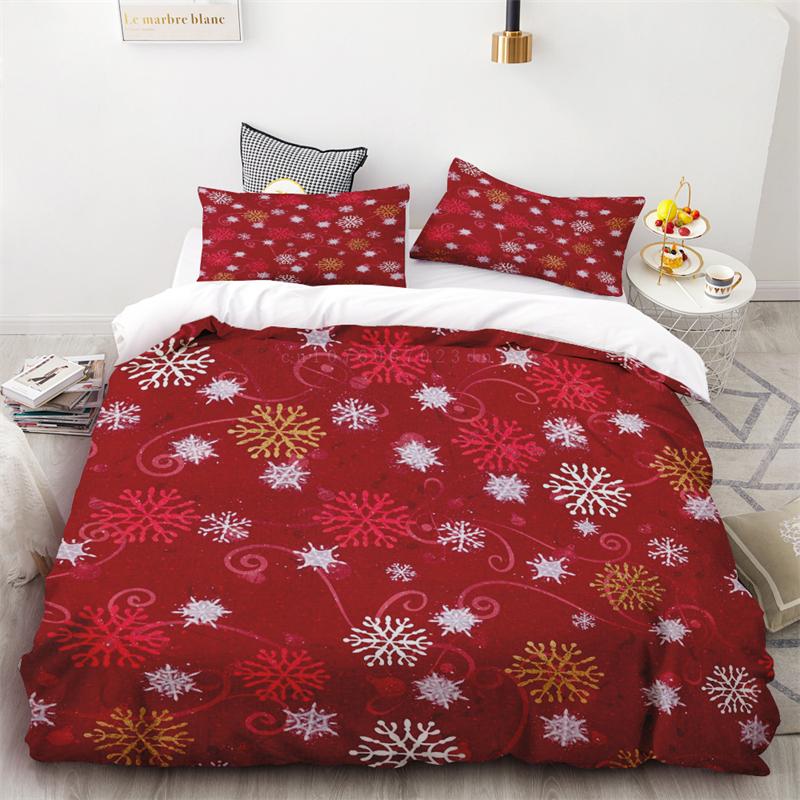 Пододеяльник Рождественский Лось Ветка Сосны Принт Декор Комнаты Спальня Гостиная Односпальный Двуспальный Квинсайз Кингсайз