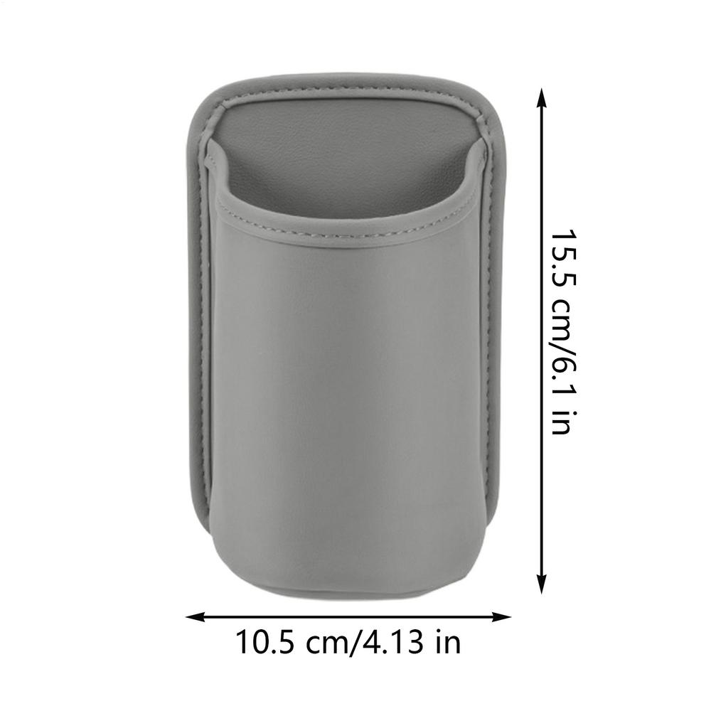 Универсальный подстаканник для двери автомобиля, ПУ, подставка для напитков, контейнер для хранения, органайзер-карман на спинку сиденья автомобиля, автомобильные аксессуары