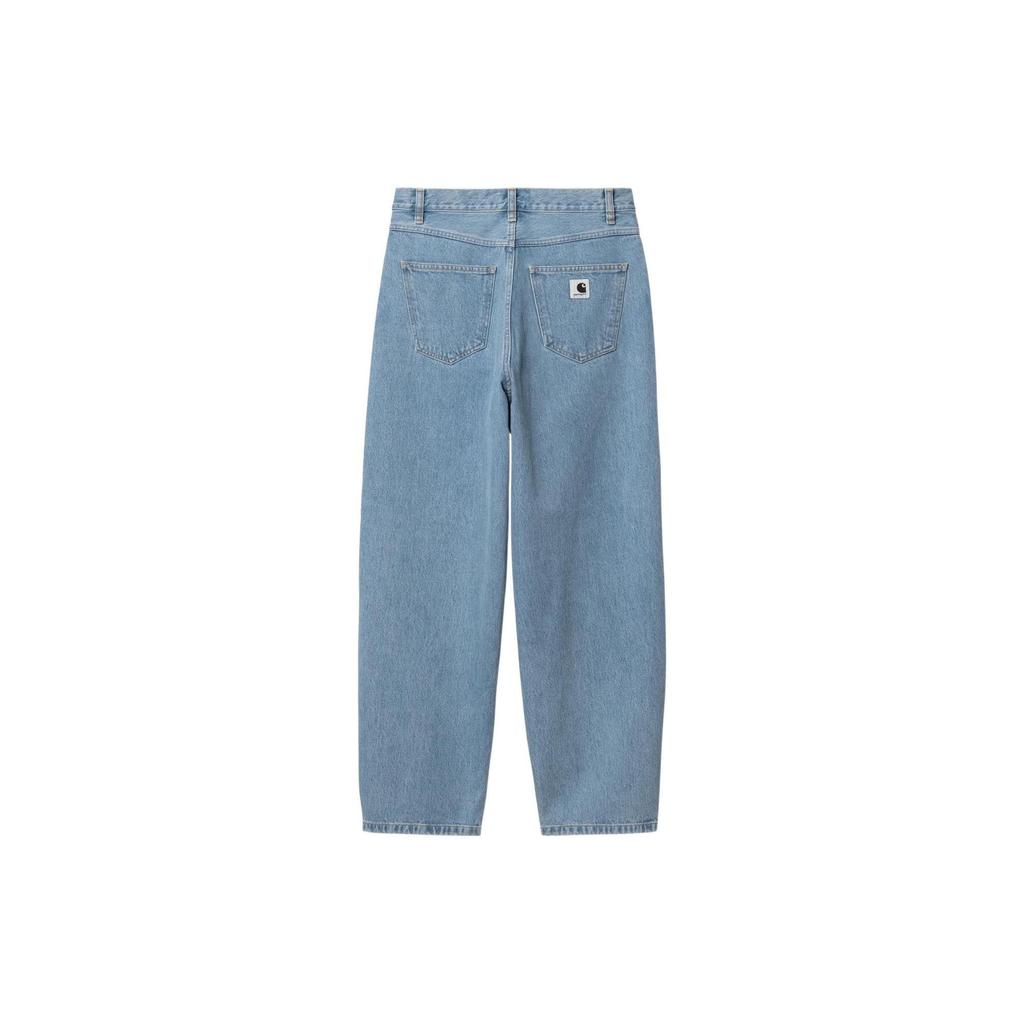 Carhartt WIP Джинсы женские однотонные со средней посадкой, свободные, прямого кроя I031918-01-12