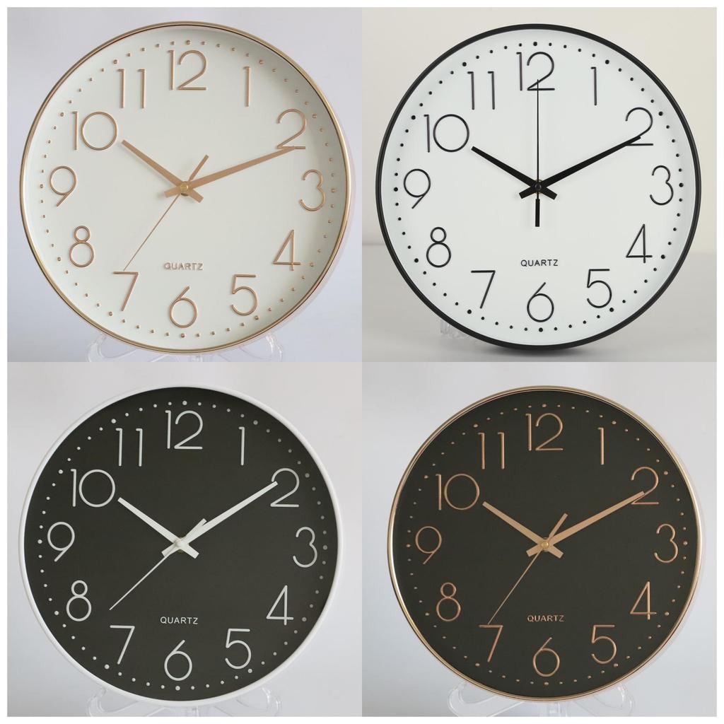 20CM Silent 3D Nordic Style Wall Clock for Living Room