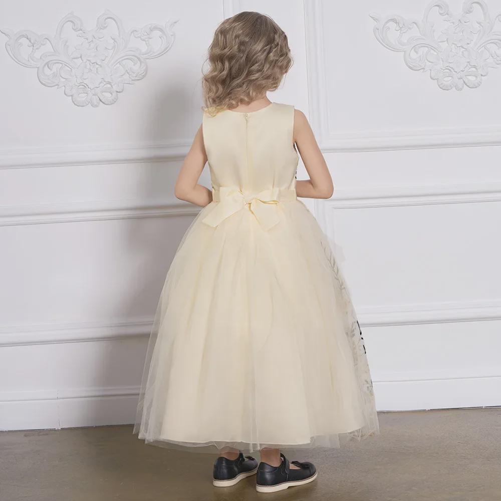 Платье-пачка для девочек на выступление и день рождения – Свадебный костюм для девочки-цветочницы