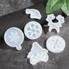 Supplies Xmas Ornament Christmas Mould Silicone Casting Mold Snowflake Bell Deer Xmas Tree Shape