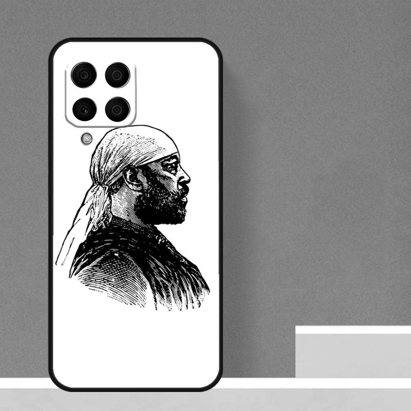 Emperor Menelik II of Ethiopia For Samsung Galaxy M13 M33 M53 M12 M32 M52 M14 M34 M54 M20 M51 M21 M30s M31s M15 M55 Case