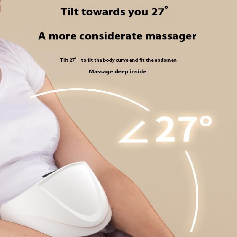 Автоматический нагреваемый абдоминальный массажер Вибрирующий Перезаряжаемый Беспроводной Массажный Пояс для Талии Спины Теплый Компресс Похудение