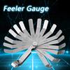 Feeler Measuring Tool Curved Gauge Stainless Steel Curved Feeler Gauge Ruler Welding Inspection Tool 0.05-1.00mm Feeler Gauge