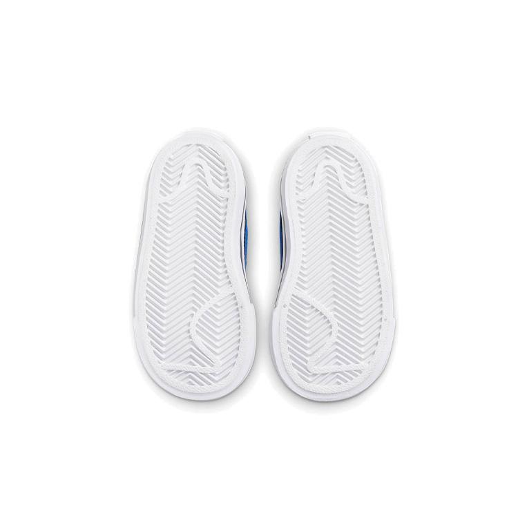 Nike Кроссовки Court Legacy с нескользящей и износостойкой подошвой, низкие, для малышей, Белый Синий Черный, для младенцев и малышей DA5382-101