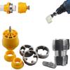 Совместимый с электрической дрелью комплект для нарезания резьбы труб с различными размерами плашек