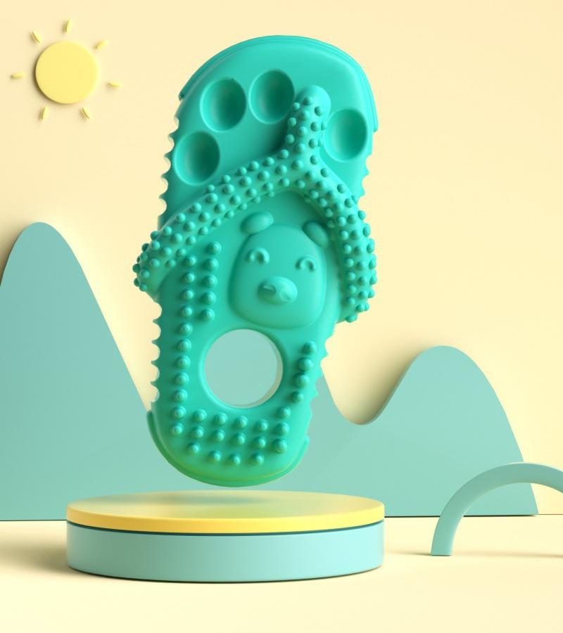 Pet Molar Tooth Cleaning Dog Bite Toy Slippers OEM_ODM Supplier Resistant Physical Consumption Pet Toys