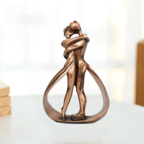 Современные статуи пар изысканные гладкие поверхностные декоративные