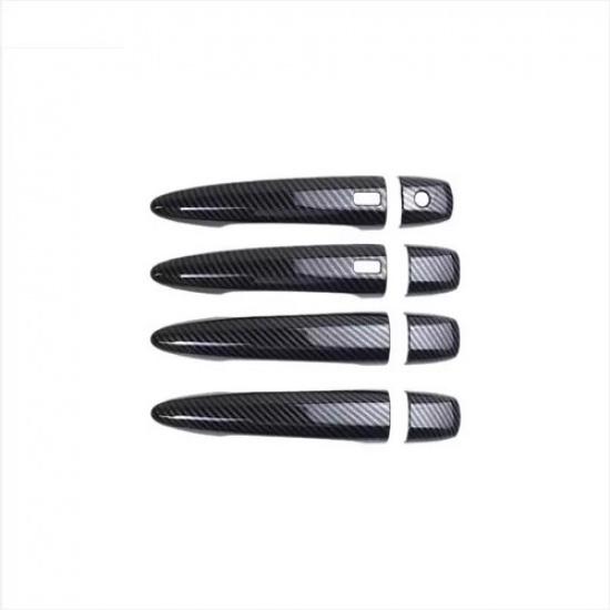 Carbon Fiber Car Door Handles Cover Trim For NISSAN PATHFINDER -2024