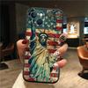 Чехол для телефона IK66 Статуя Свободы для Samsung Galaxy S20 S21 S22 Ultra FE + Plus A21S A22 A24 A25 A26 A30 A30S A31