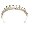 Bridal Crown Korean Simple Wedding Dress Headdress Birthday Party Car Model Performance Performance Headdress Hair Accessories Hair Crown