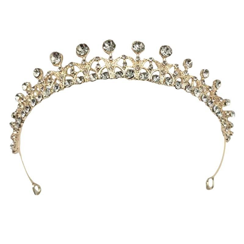 Bridal Crown Korean Simple Wedding Dress Headdress Birthday Party Car Model Performance Performance Headdress Hair Accessories Hair Crown