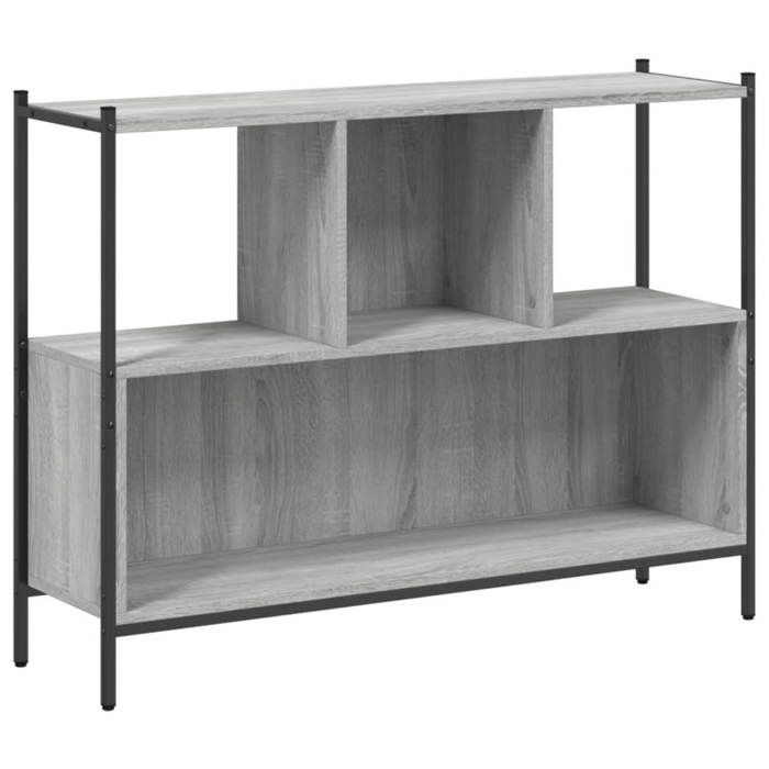 VidaXL Bibliothèque sonoma gris 102x28x77,5 cm bois d'ingénierie 838901