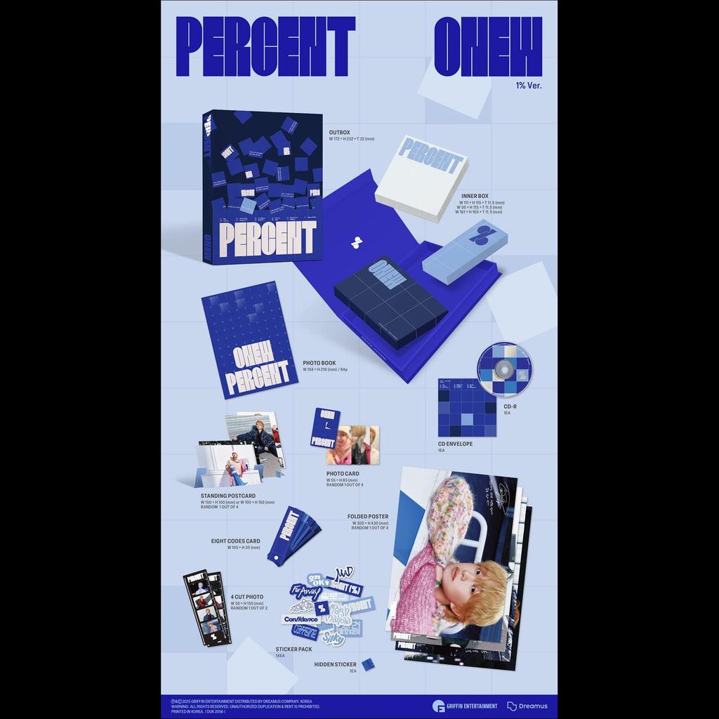 ОНЕВ (SHINee) - ПРОЦЕНТ Фотокнига Вер. 2-й альбом
