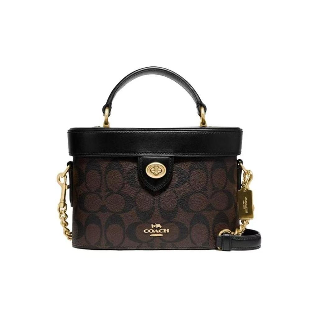 Coach Кросс-боди сумка из фирменного холста в коробке с верхней ручкой 78277-IMAA8