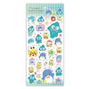 K Company Sanrio Characters Clear Candy Stickers 603021 Hangyodon, Kerokerokeroppi, and Tuxedo Sam
