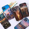 Чехол для телефона Нью-Йорк Таймс-сквер Для iPhone 14 11 12 13 Mini Pro Max 8 7 6 6S Plus X SE 2020 XR XS Funda Case