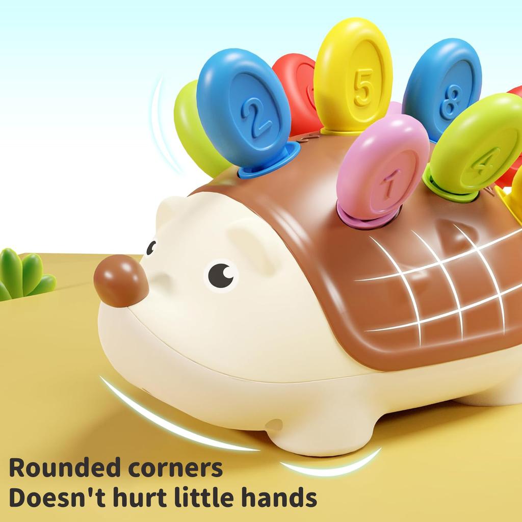 Монтессори-ёжик Биомиметические игрушки для малышей Координация движений и глаз Тренировка мелкой моторики Развитие концентрации Игрушки для раннего развития