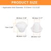 uxcell Silicone Stoppers, Rubber Stoppers, Compatible Diameters 0.2 - 0.2 inches (5 - 5.5
