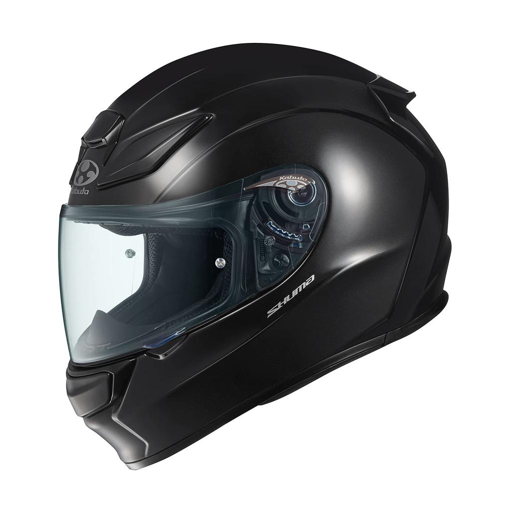 OGK KABUTO Motorcycle Helmet Full Face SHUMA Black Metallic (Size M)