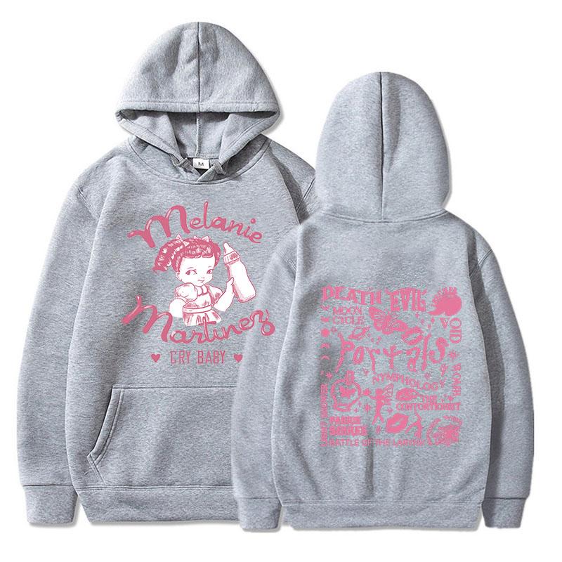 Толстовка Melanie Martinez Cry Baby для мужчин Винтажные толстовки с капюшоном Уличная одежда Графические толстовки Флисовая уличная одежда