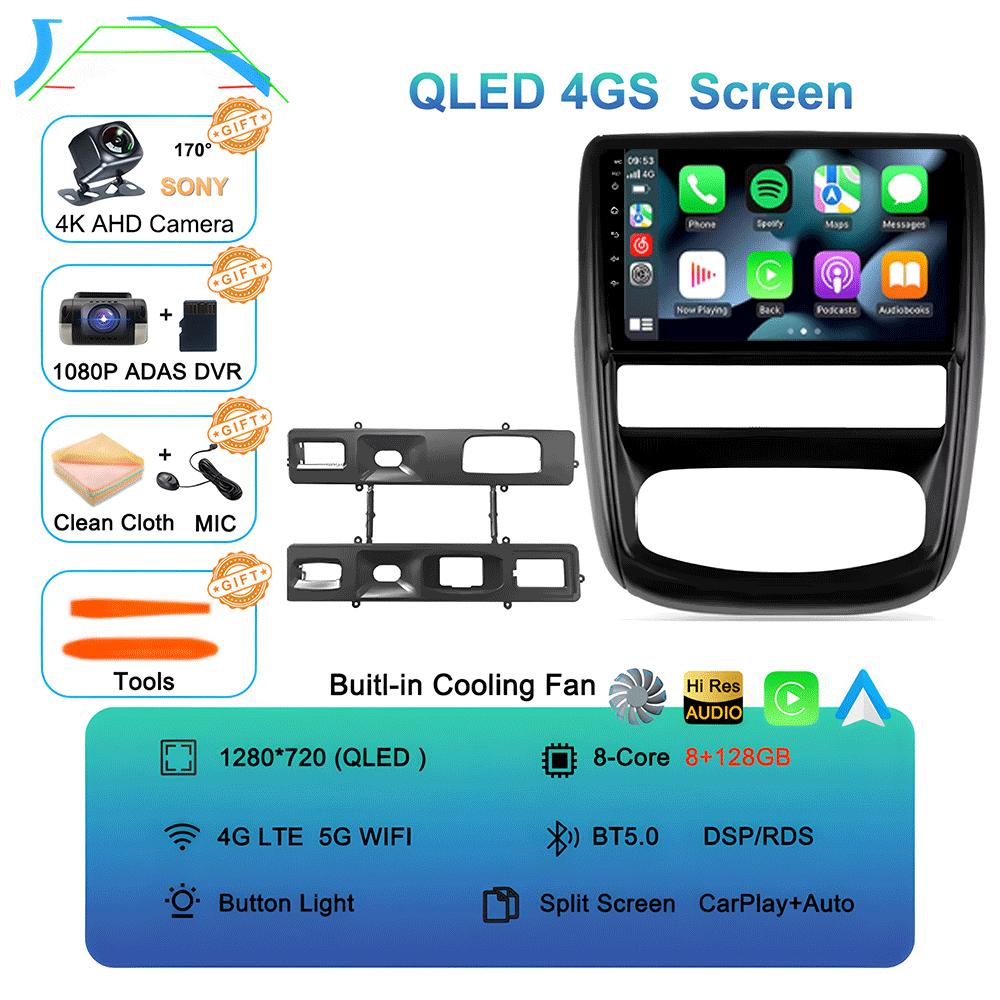 Автомагнитола Android 14 для Renault Duster 1 2010 - 2015 для Nissan terrano lll 3 2014 - 2022 Мультимедийный видеоплеер Навигация s