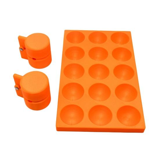 Cake Mold Ball Shaped Silicone Tray Set with 15 Molds
