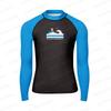 Mens UV Protection Long Sleeve Rash Guard Surfing Swimming Water Sports Quick Dry Sunproof Swimwear