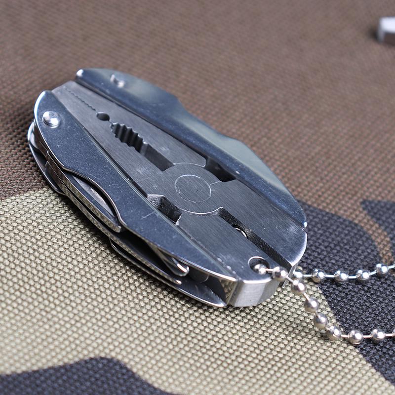 Портативные многофункциональные складные плоскогубцы, складной брелок, отвертка, дорожные наборы для выживания в кемпинге