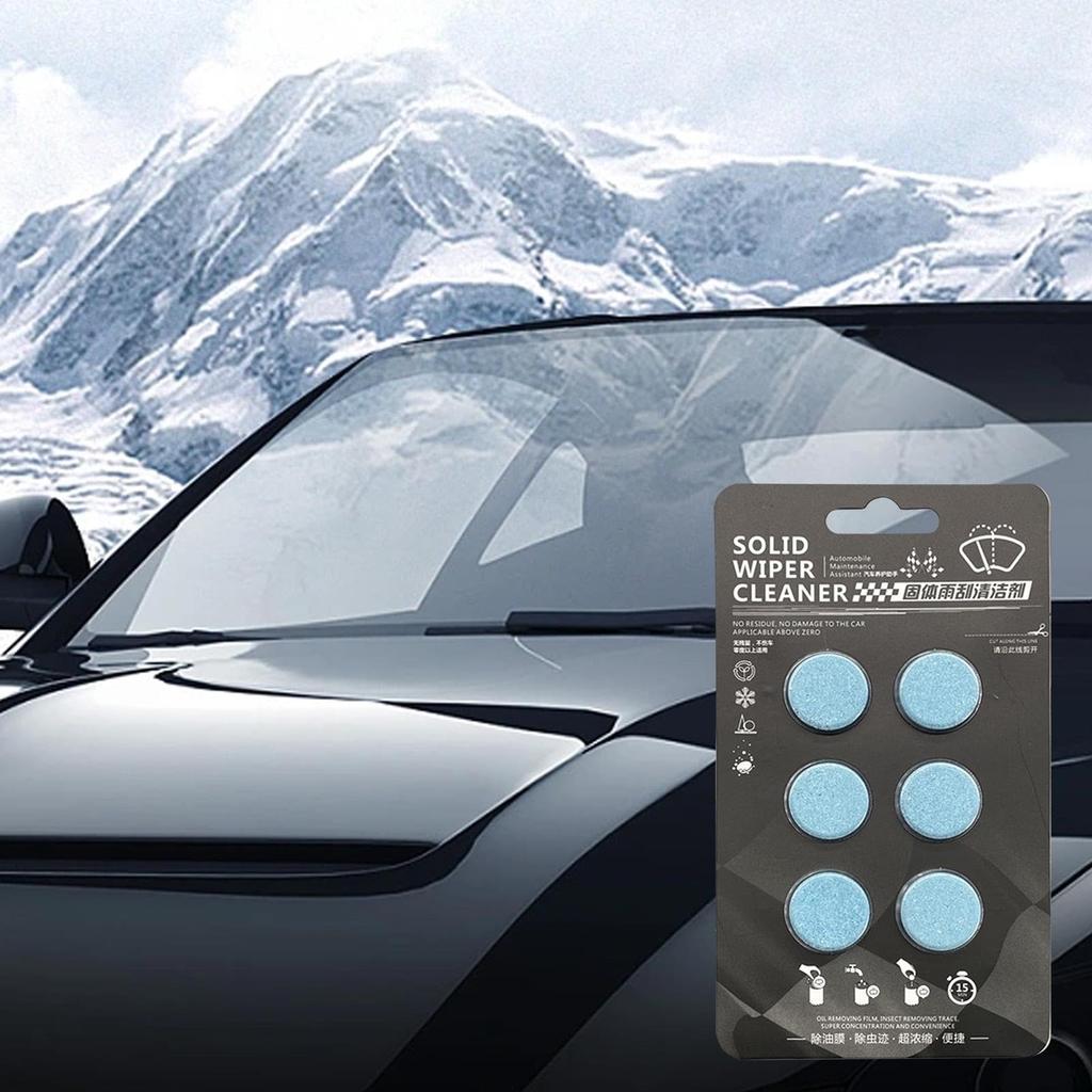 Concentrated Washer Fluid, Car Windshield Washer Tablet, Wiper Fluid 24 Pcs Car Windshield Washer