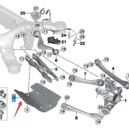 Совместимая накладка на рога для BMW X5 G05/X7 G07 (33306877043, 33306877044)