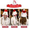 Christmas Gifts Santa Pinching Moving Ears Hat Elk Headgear Headdress Decorations Small Gifts Christmas Ornaments New Year For Christmas Decorations
