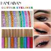 HANDAIYAN Make -up Eyebrow Pen Pearl Light Shiny Eyeliner 10 Sets of Sets of Easy Color Eyeliner